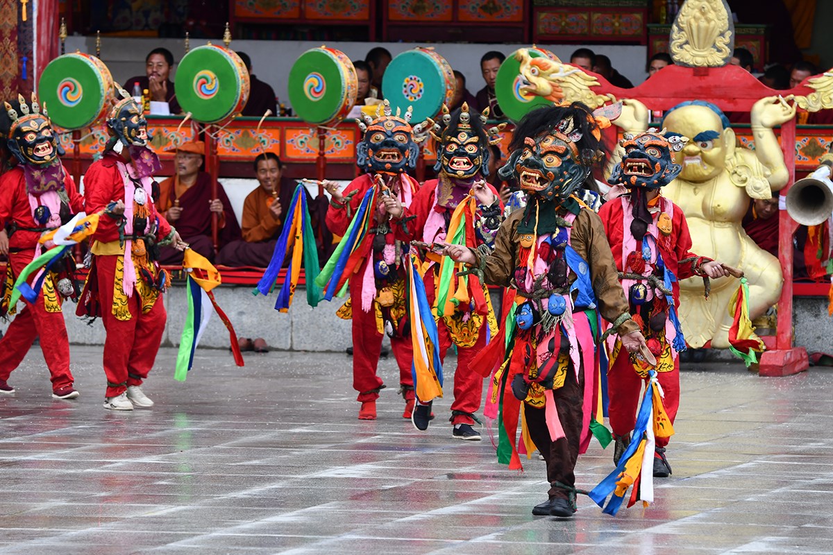 Mask Dance Festival in Katok Monastery