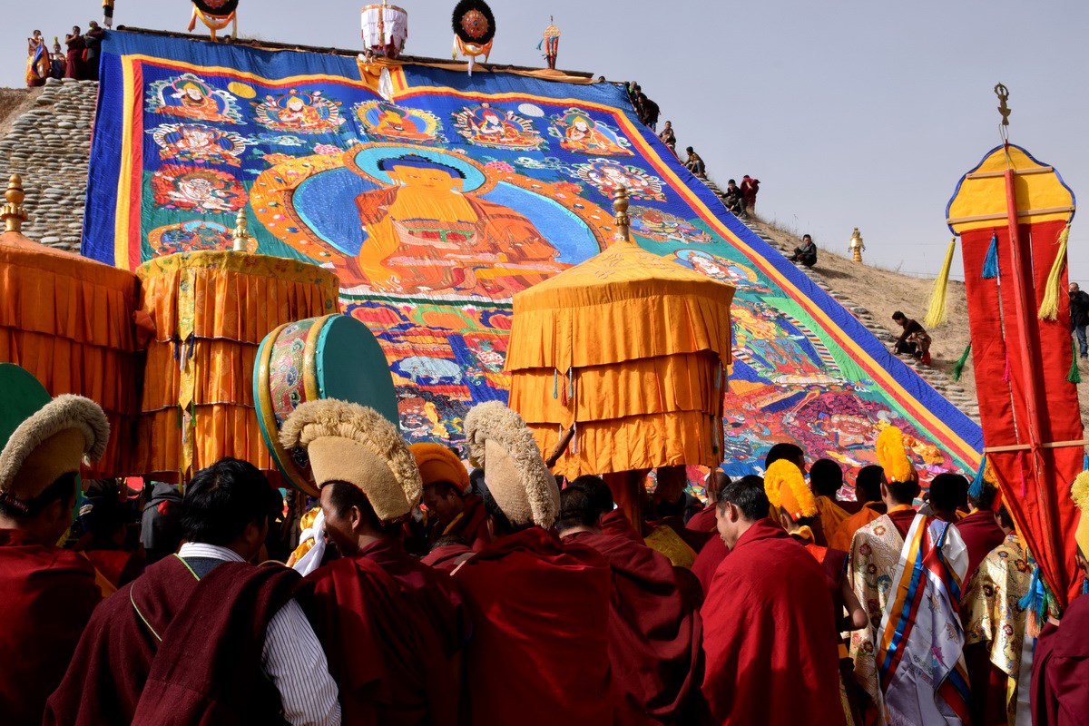 Monlam Festival (Losar, Tibetan New Year) in Tongren