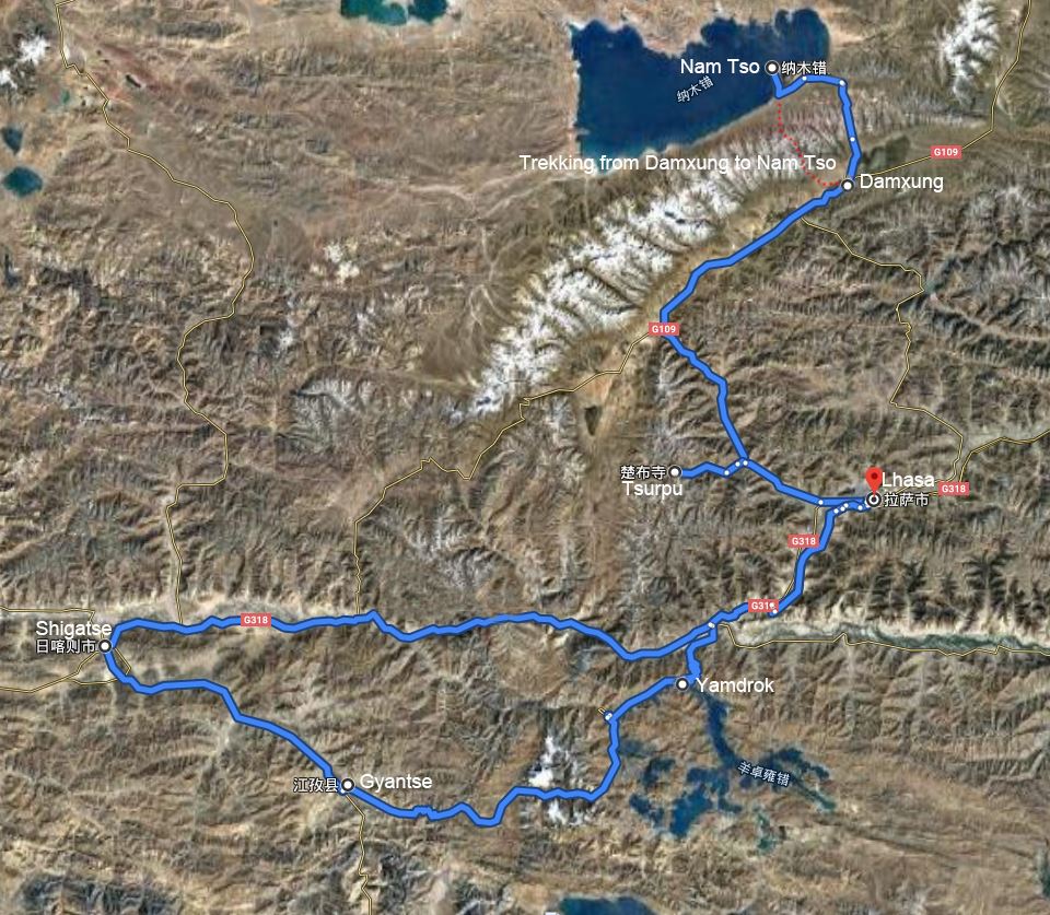 Tibet Trekking from Damxung to Nam Tso Lake