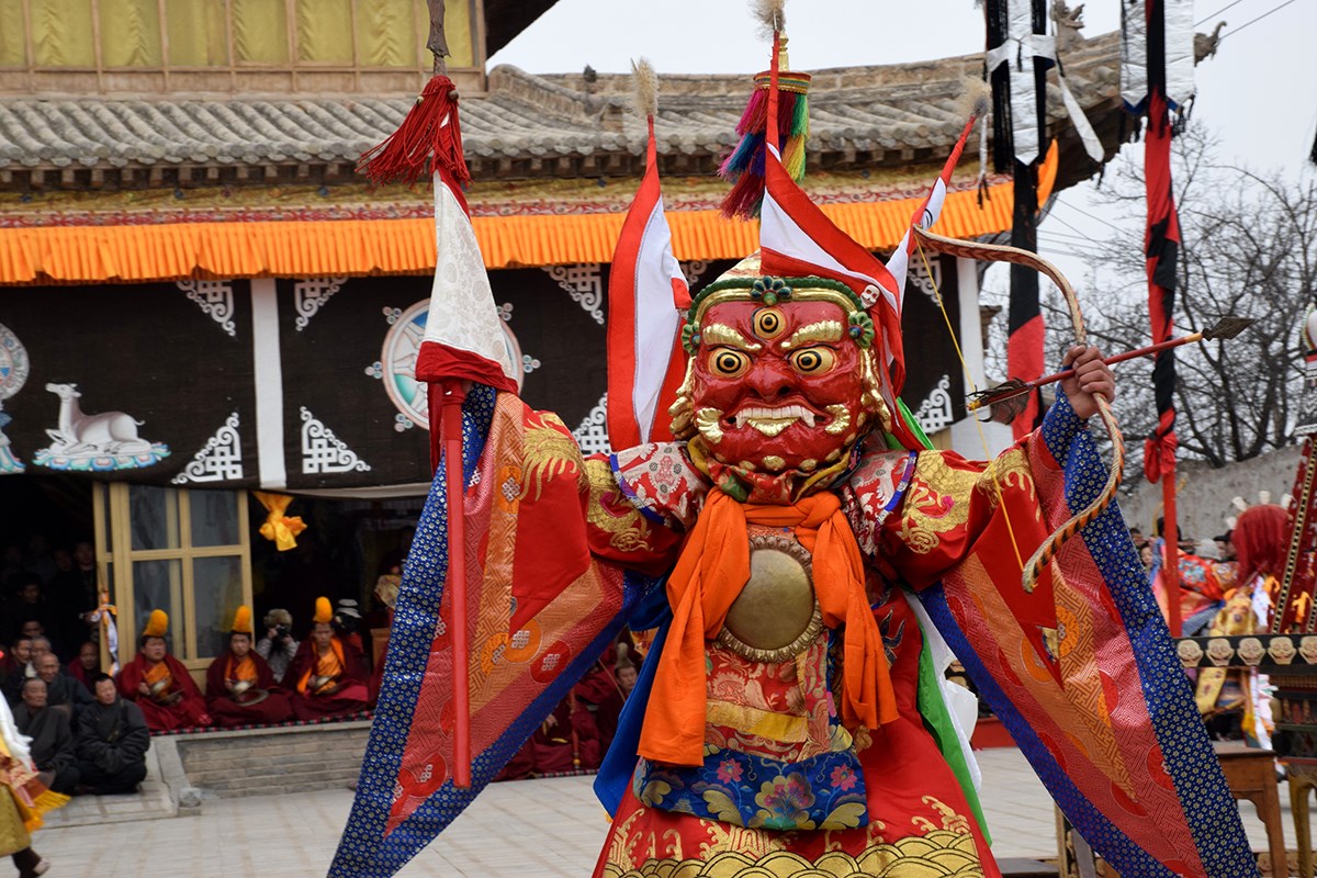 Monlam Festvial (Losar) in Tongren  | Photo by Prof. Hans Först