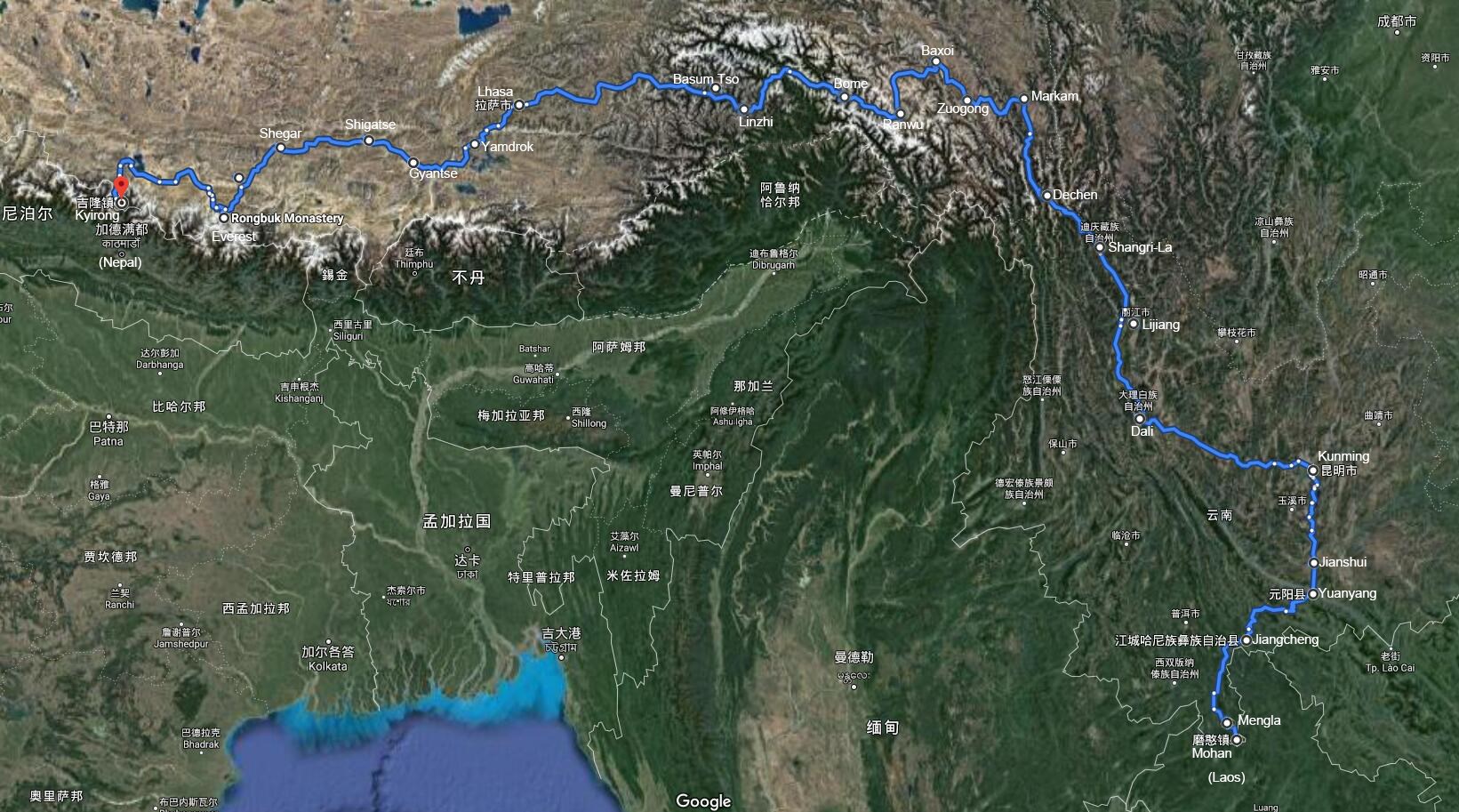 Self Drive Tour from Tibet to Yunnan