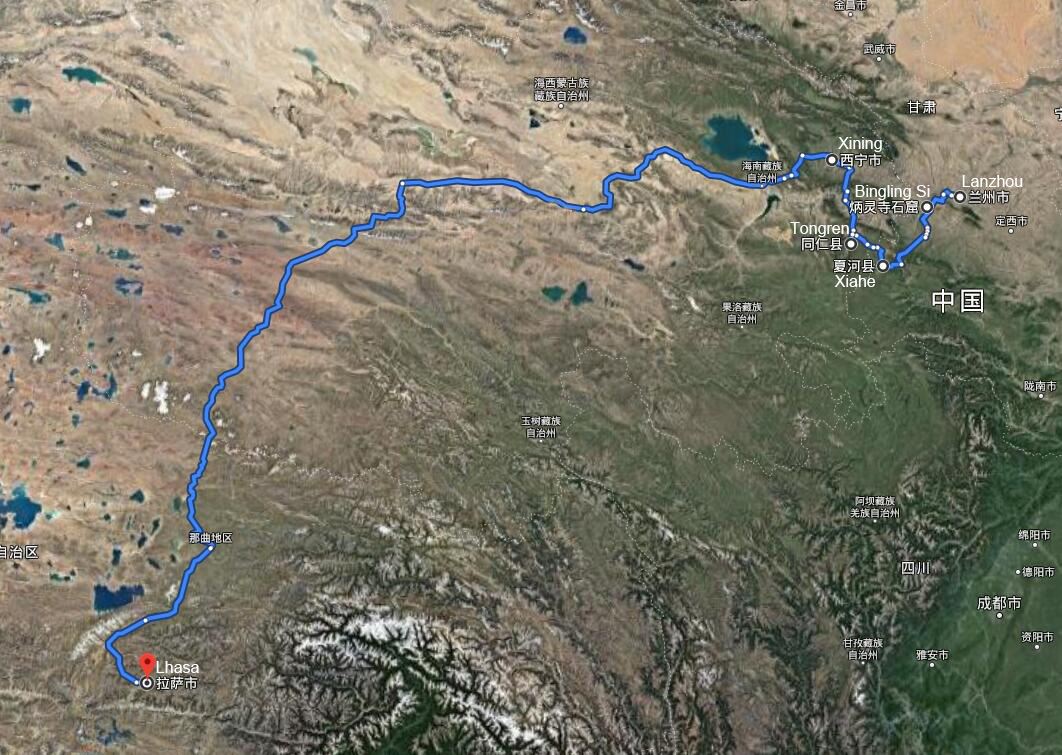 Train Tour from Eastern Tibetan Area Amdo to Lhasa
